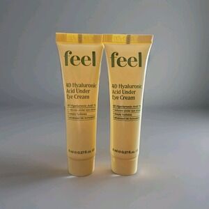 2X FEEL BEAUTY 4D Hyaluronic Acid Under Eye Cream 0.27 fl oz / 8 ml NEW Sealed